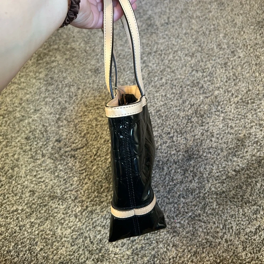 Coach Black and Tan Bag - Picture 4 of 10